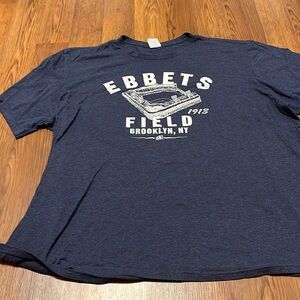 Men’s 3XL Ebbets Field Brooklyn Dodgers tshirt